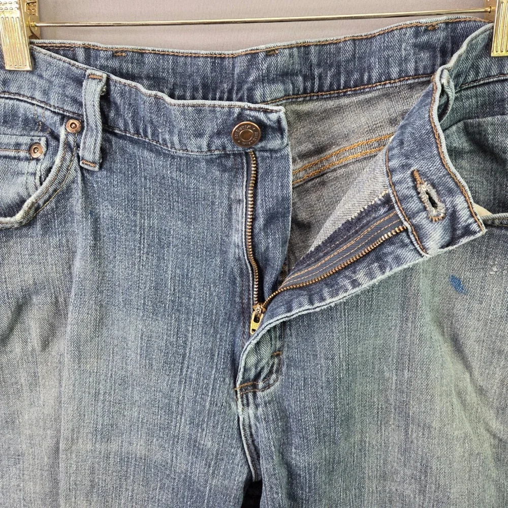 Wrangler Five Star Jeans Mens 36x29 Blue Straight Leg Premium Denim Pants - Picture 7 of 10